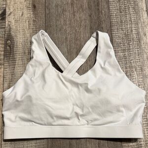 Women's White Sports Bra size M